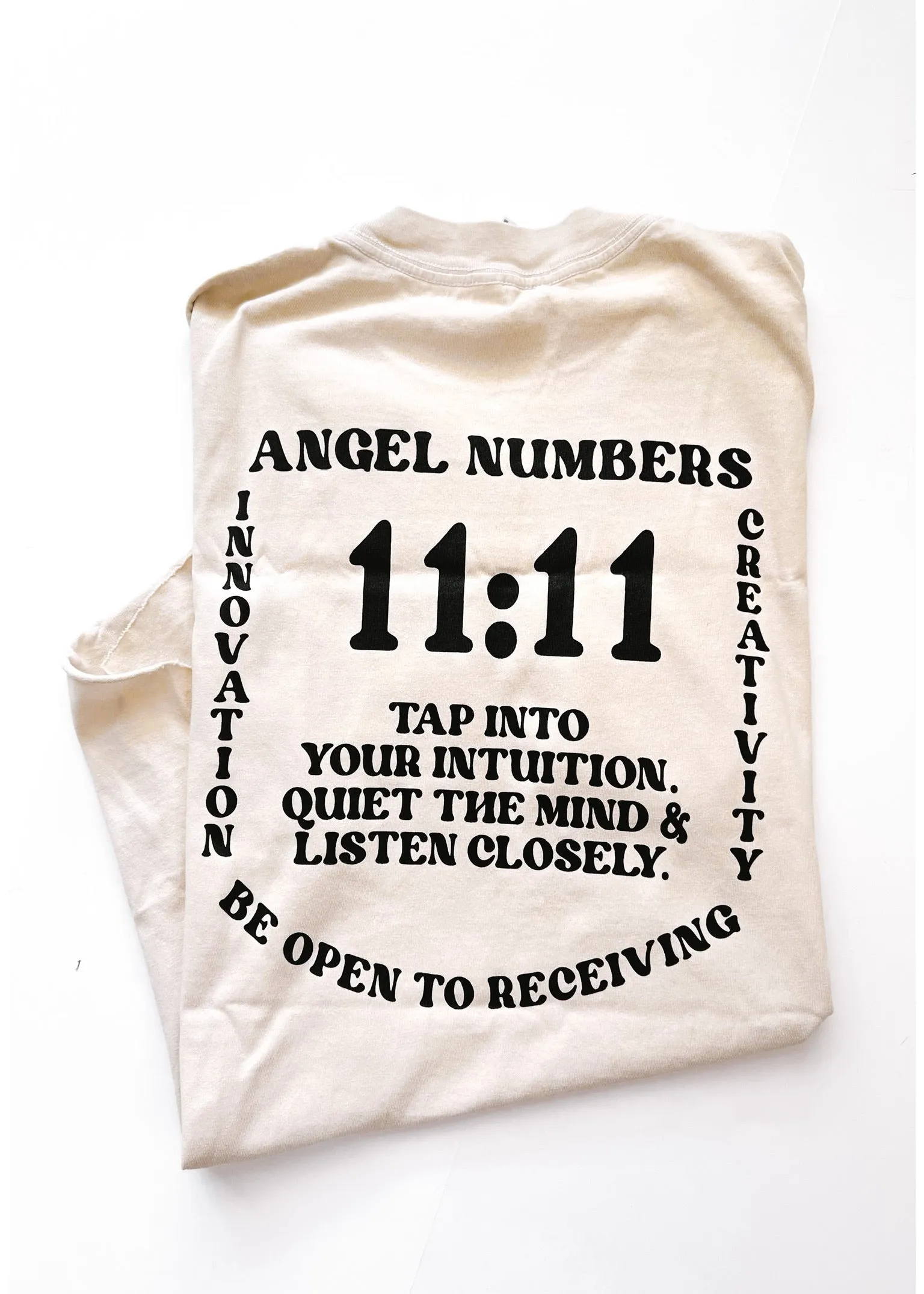 11:11 ANGEL NUMBERS SIDE SLIT TEE