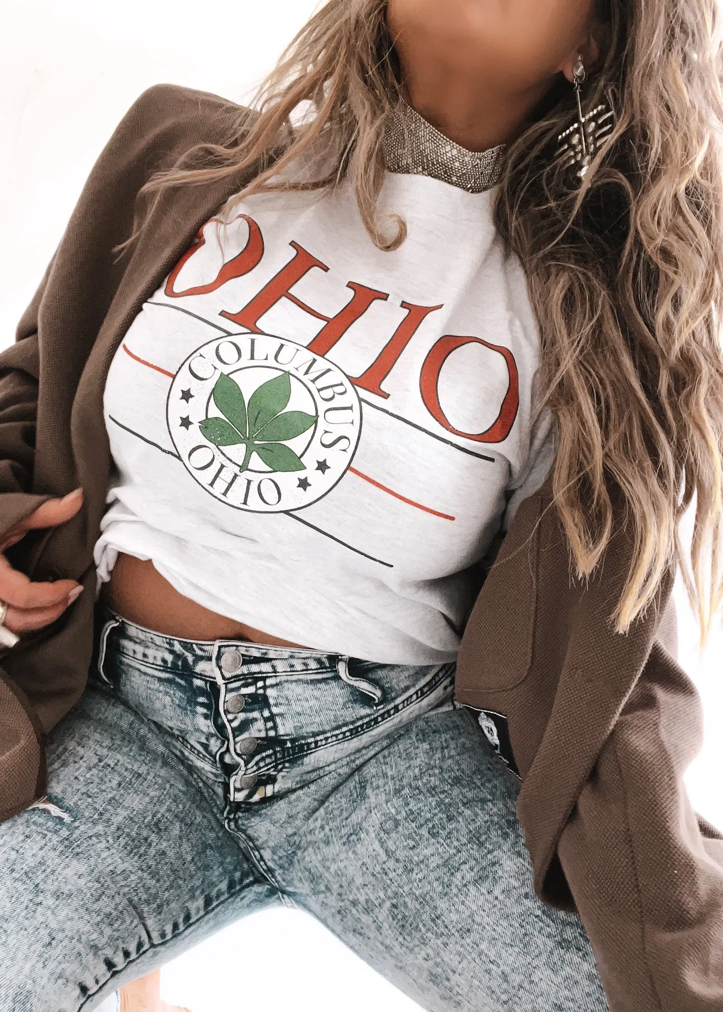 1995 RETRO OHIO SIDE SLIT TEE