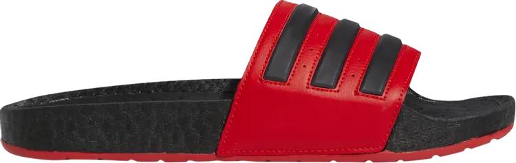 Adidas Adilette Boost Slide 'Vivid Red' Sandals, Red