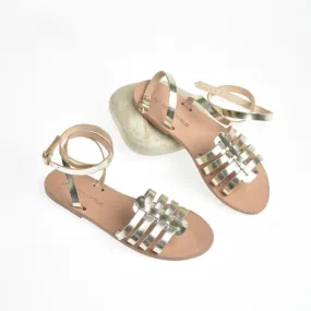 Alasia Lifestyle Nissi Gladiators - Metallic Gold