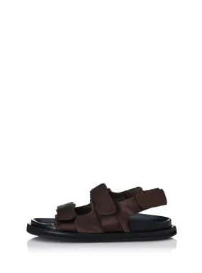 ALIAS MAE Womens Darcy Sandals - Choc Satin