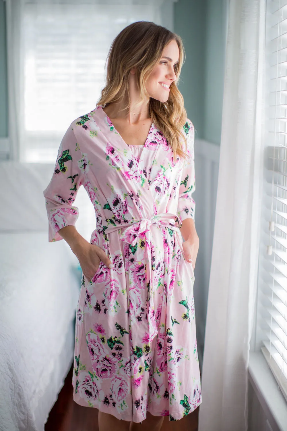 Amelia 3 in 1 Labor Gown & Robe Set