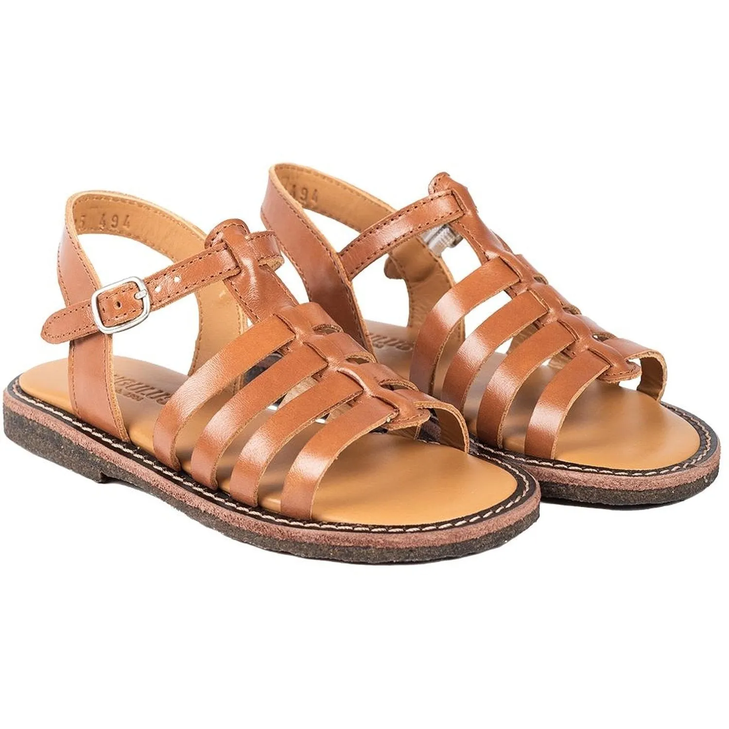 Angulus Sandals Cognac