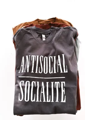 ANTISOCIAL SOCIALITE SIDE SLIT TEE