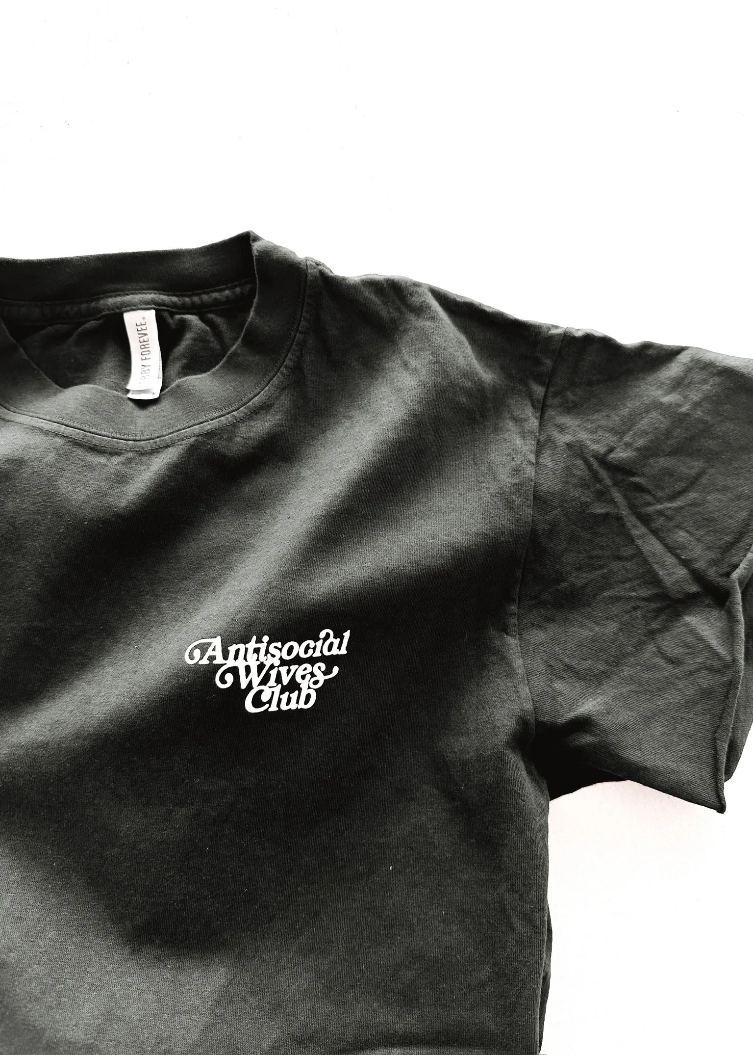 ANTISOCIAL WIVES CLUB SIDE SLIT TEE