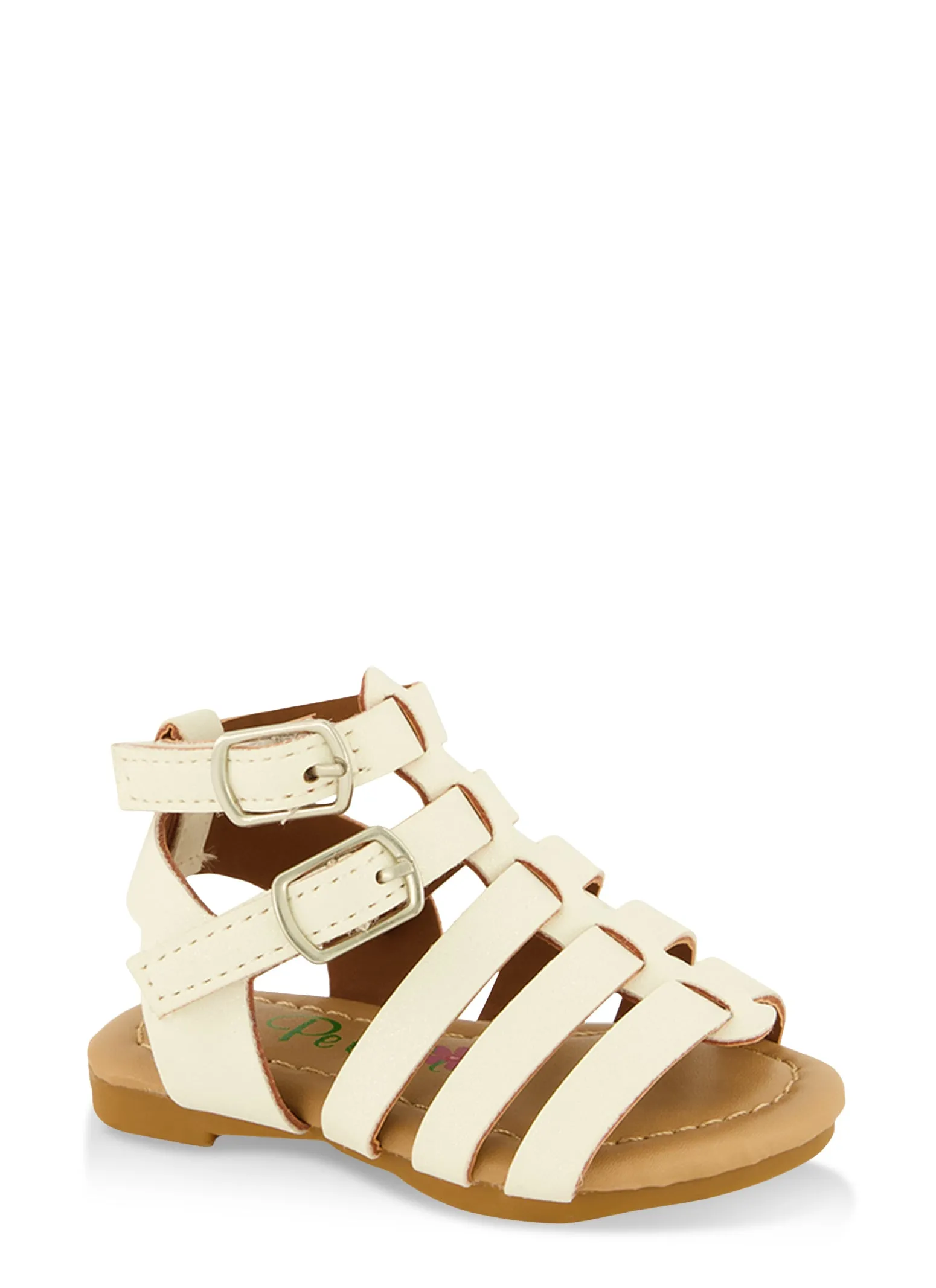 Baby Girls Glitter Velcro Strap Gladiator Sandals