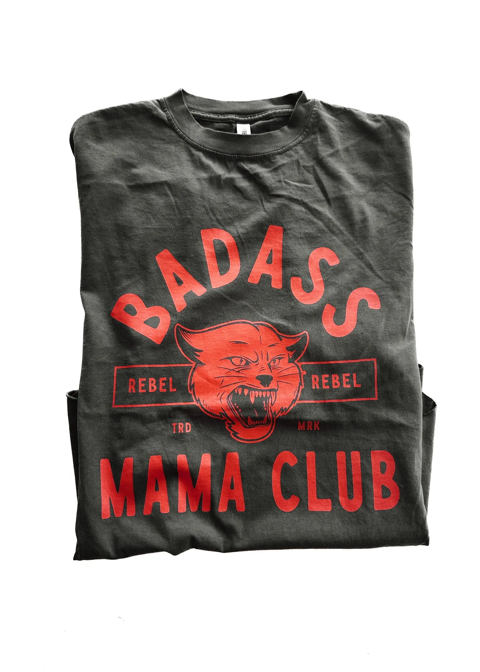 BADASS MAMA CLUB SIDE SLIT TEE