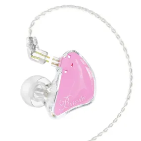 BASN Bmaster 2-Pin Triple Drivers In Ear Monitor Headphones (Pink)