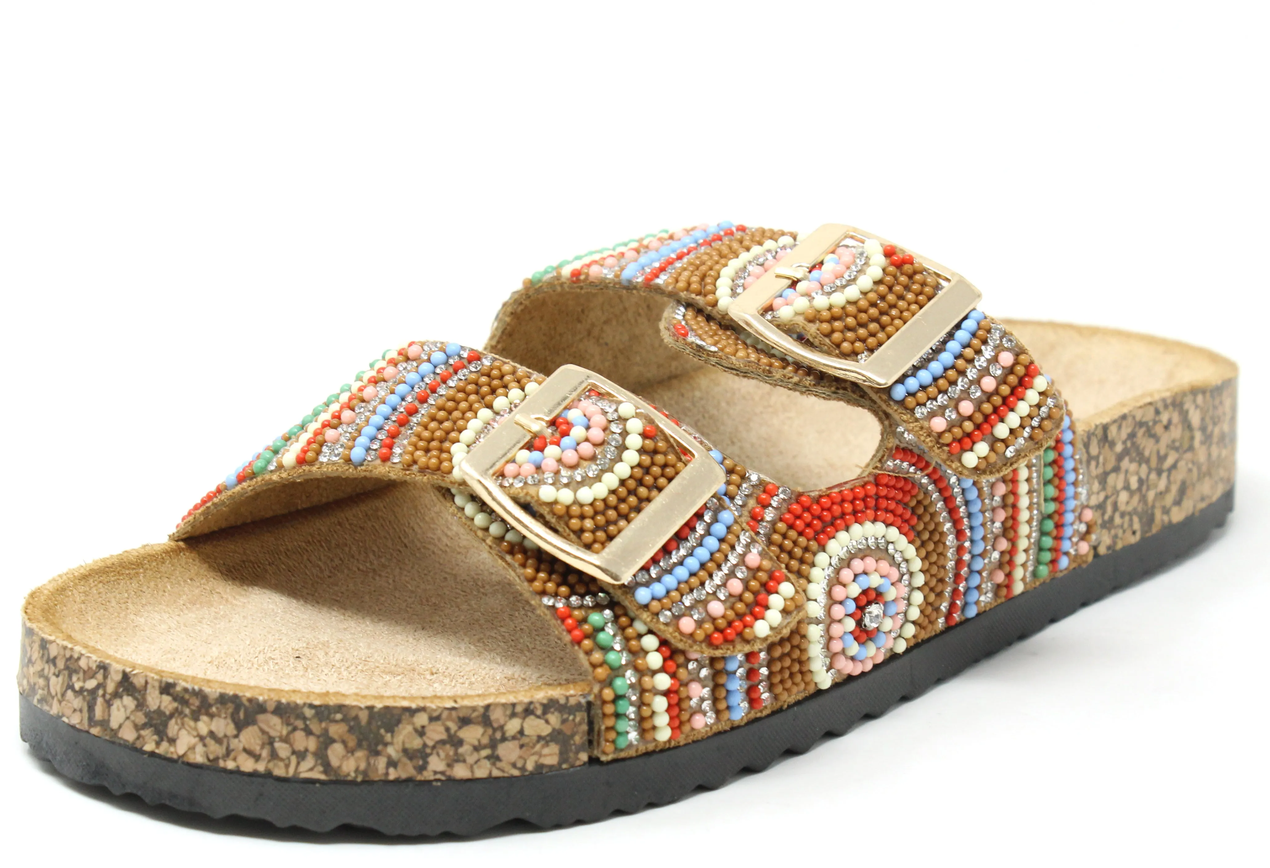 Beaded Slip On Sandal