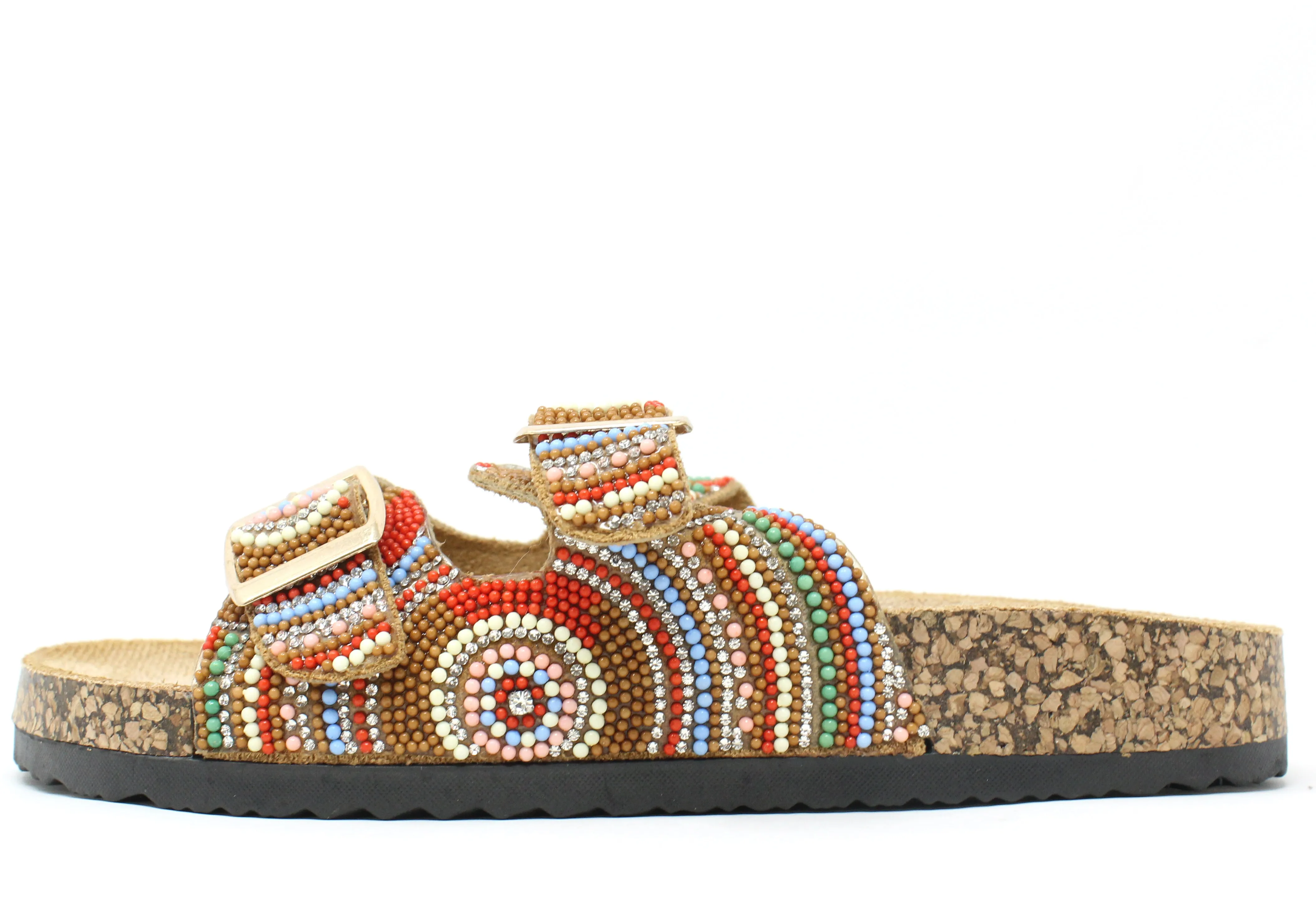 Beaded Slip On Sandal