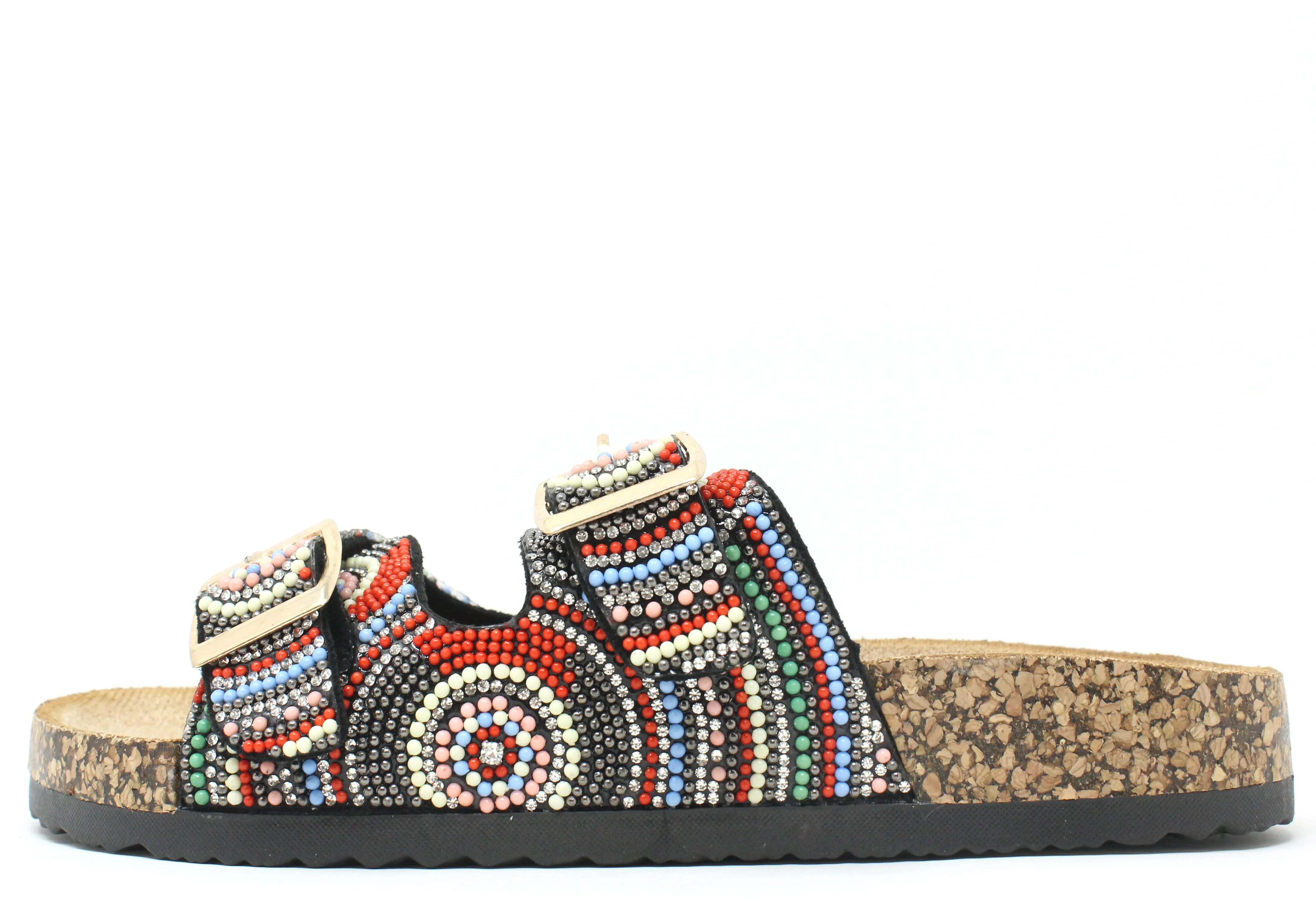 Beaded Slip On Sandal