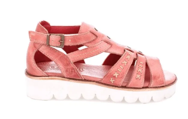 Bed Stu Women's Wonder Blush Rustic Leather Sandals F373203-BLSHRT