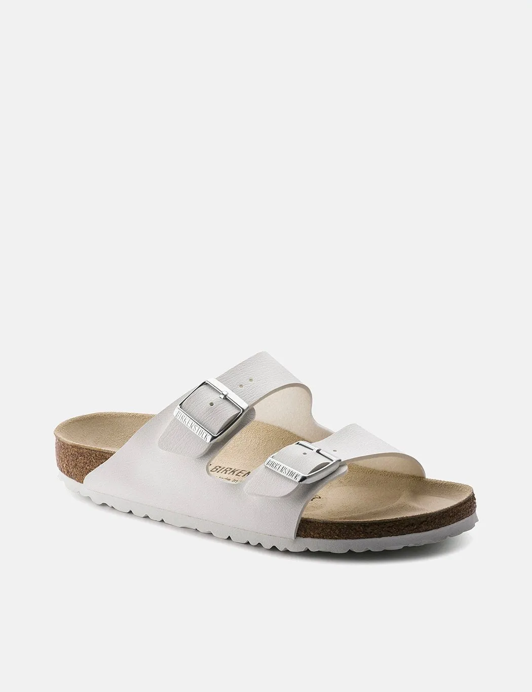 Birkenstock Arizona Leather Sandals (Regular) - White