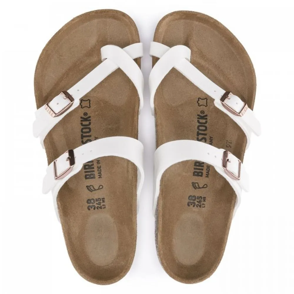 Birkenstock Women's Mayari Birko-Flor in White