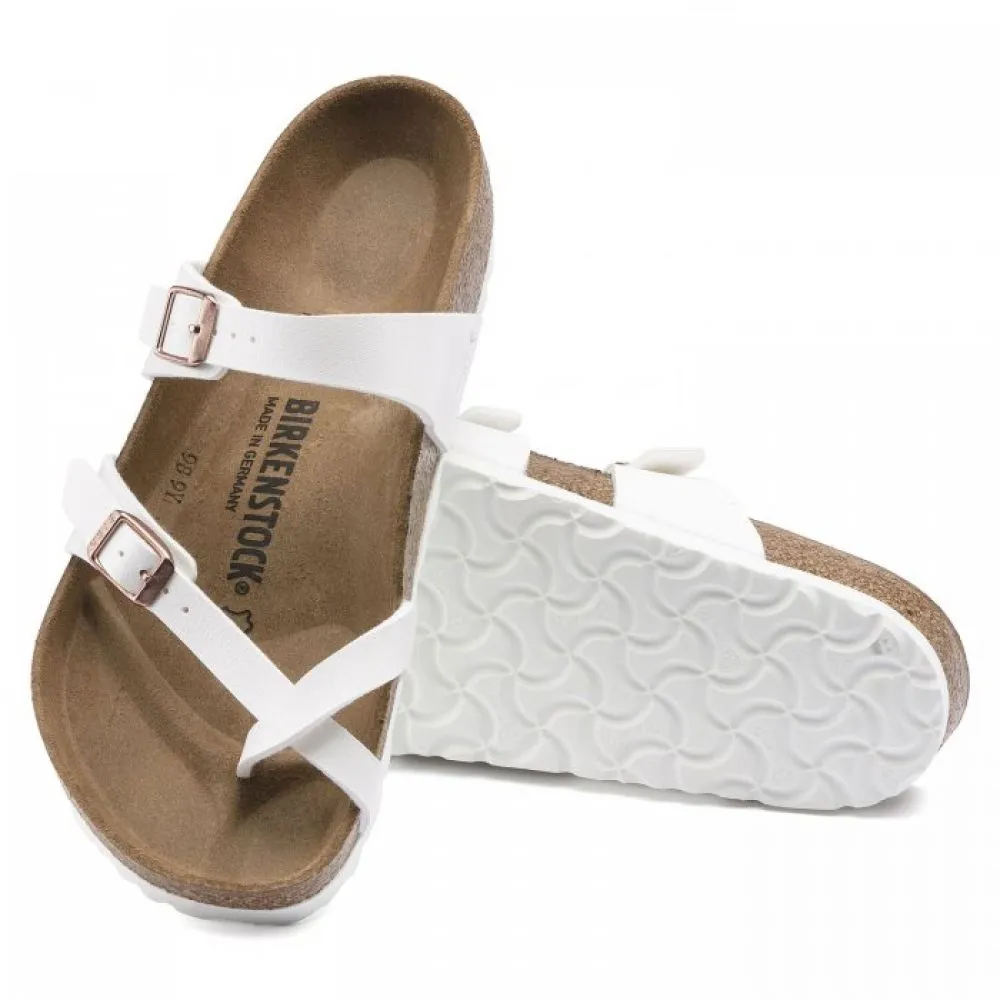 Birkenstock Women's Mayari Birko-Flor in White