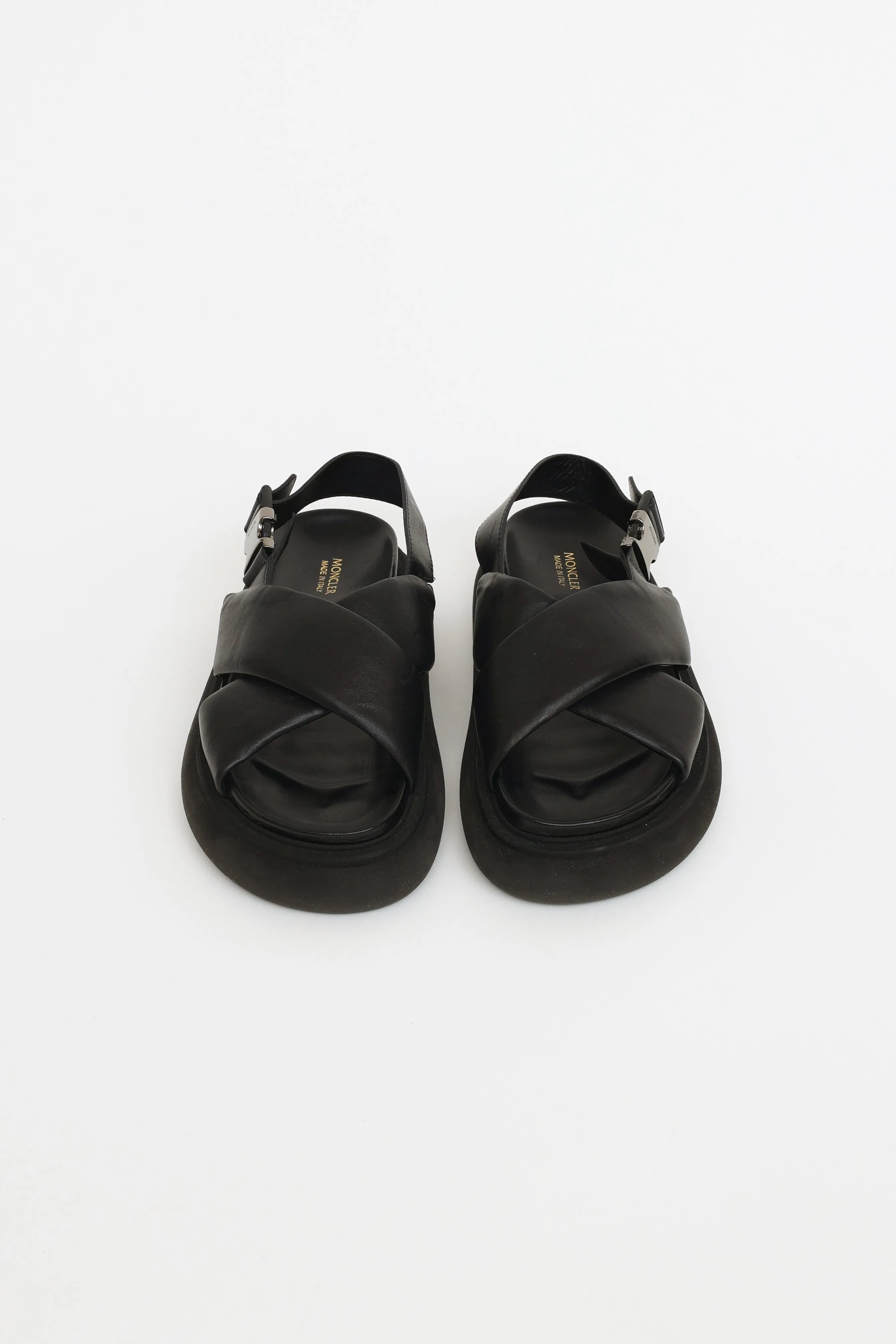 Black Leather Solarisse Sandal