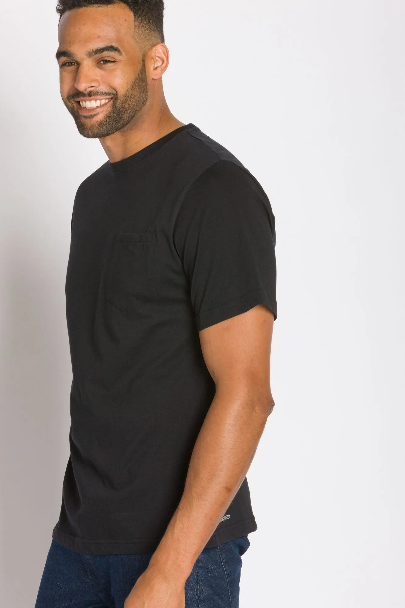 Bradley | Men's Anti-Stain Crew Neck Pocket Tee