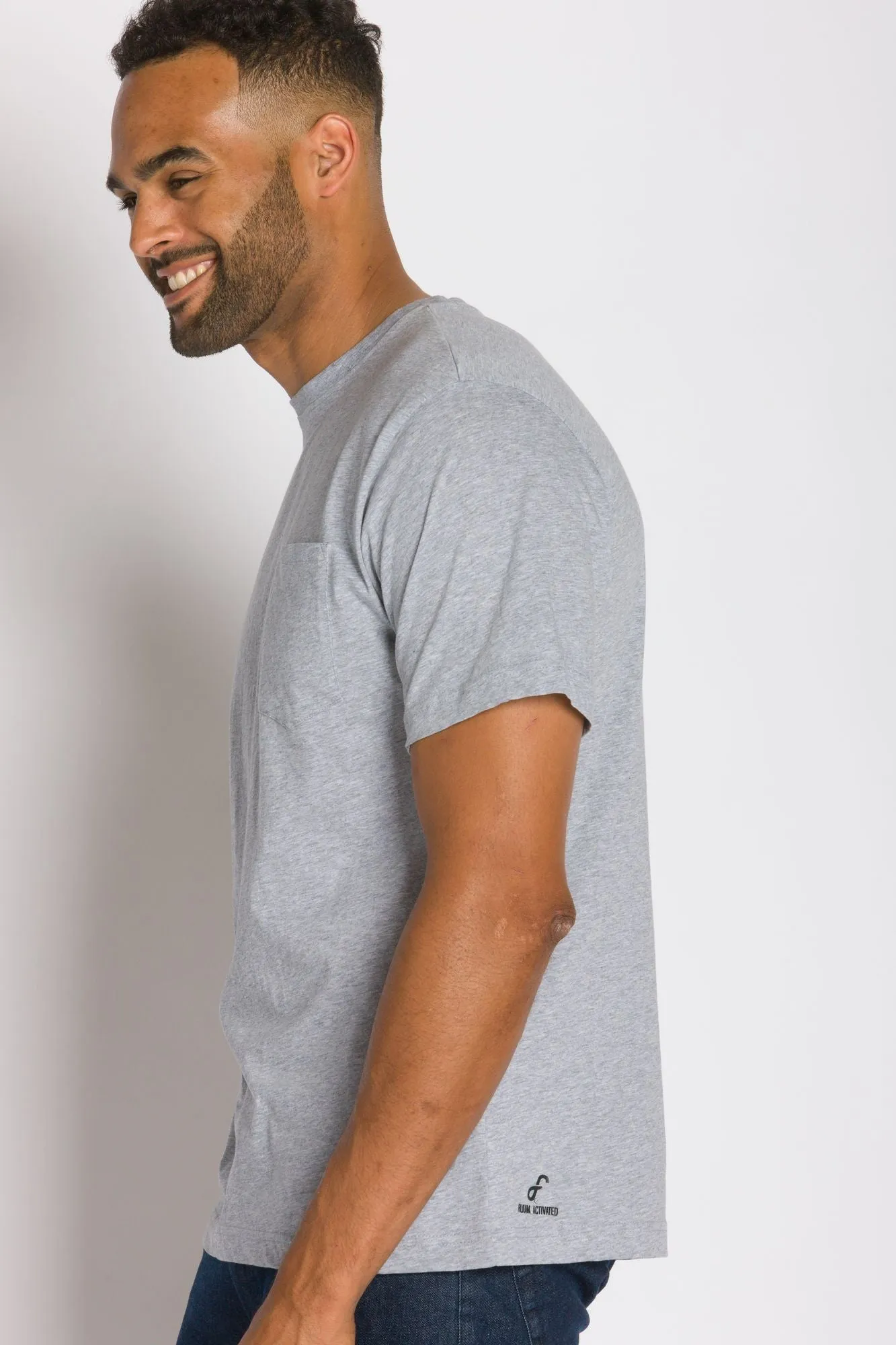 Bradley | Men's Anti-Stain Crew Neck Pocket Tee