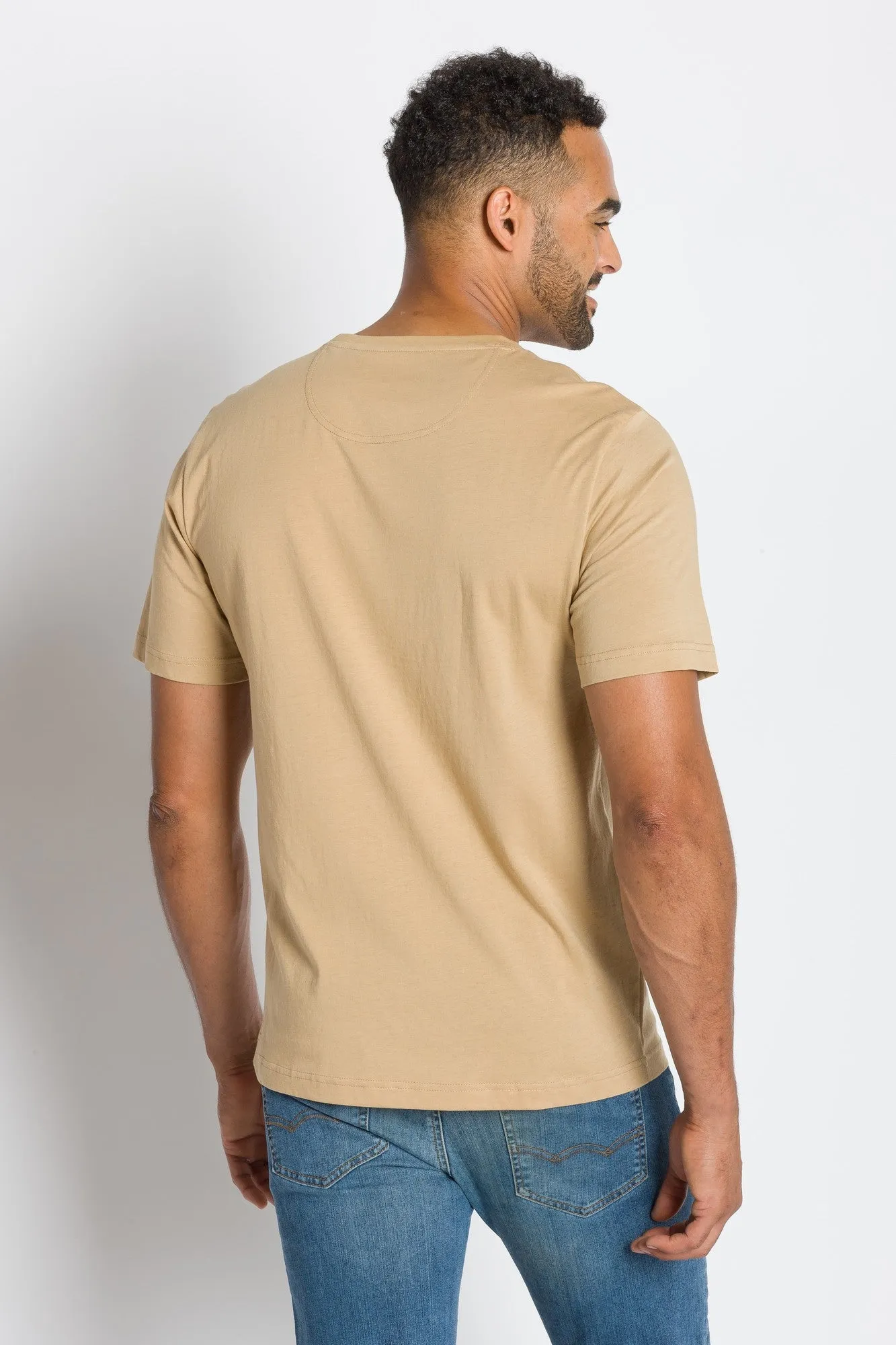 Bradley | Men's Anti-Stain Crew Neck Pocket Tee