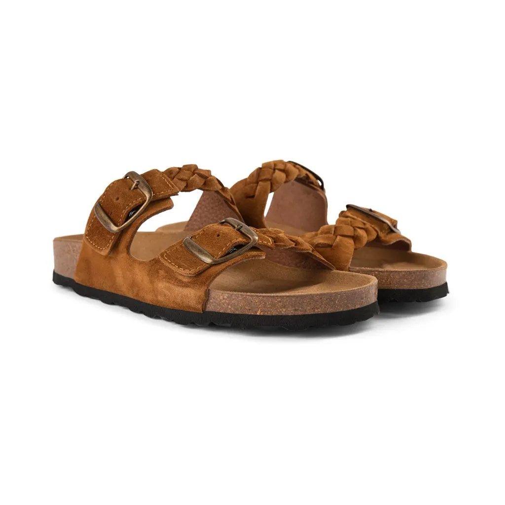 Cara sandal suede - TAN