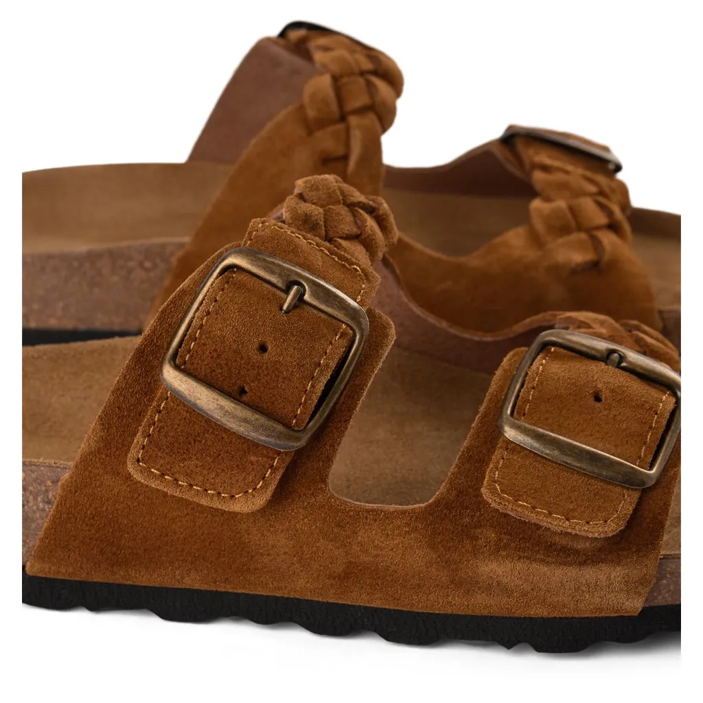 Cara sandal suede - TAN