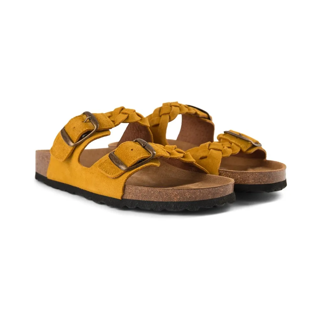 Cara sandal suede - YELLOW