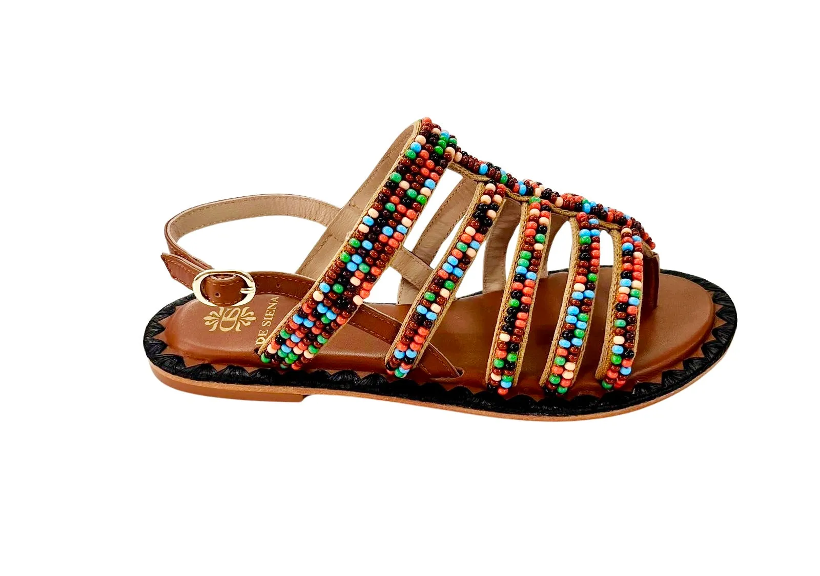 CAROLINE BEADS MULTICOLOR TOBACCO