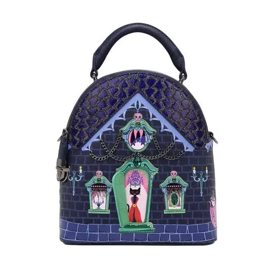 Cat Dracula's Haunted House Mini Nova Backpack by Vendula London