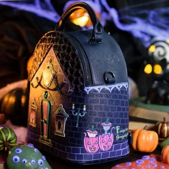 Cat Dracula's Haunted House Mini Nova Backpack by Vendula London