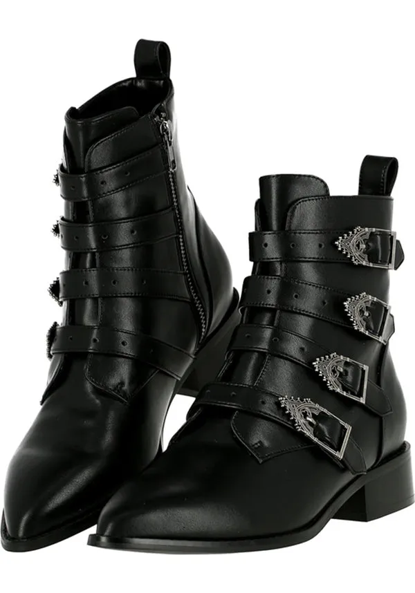 Cathedralis Buckle Pikes | BOOTS