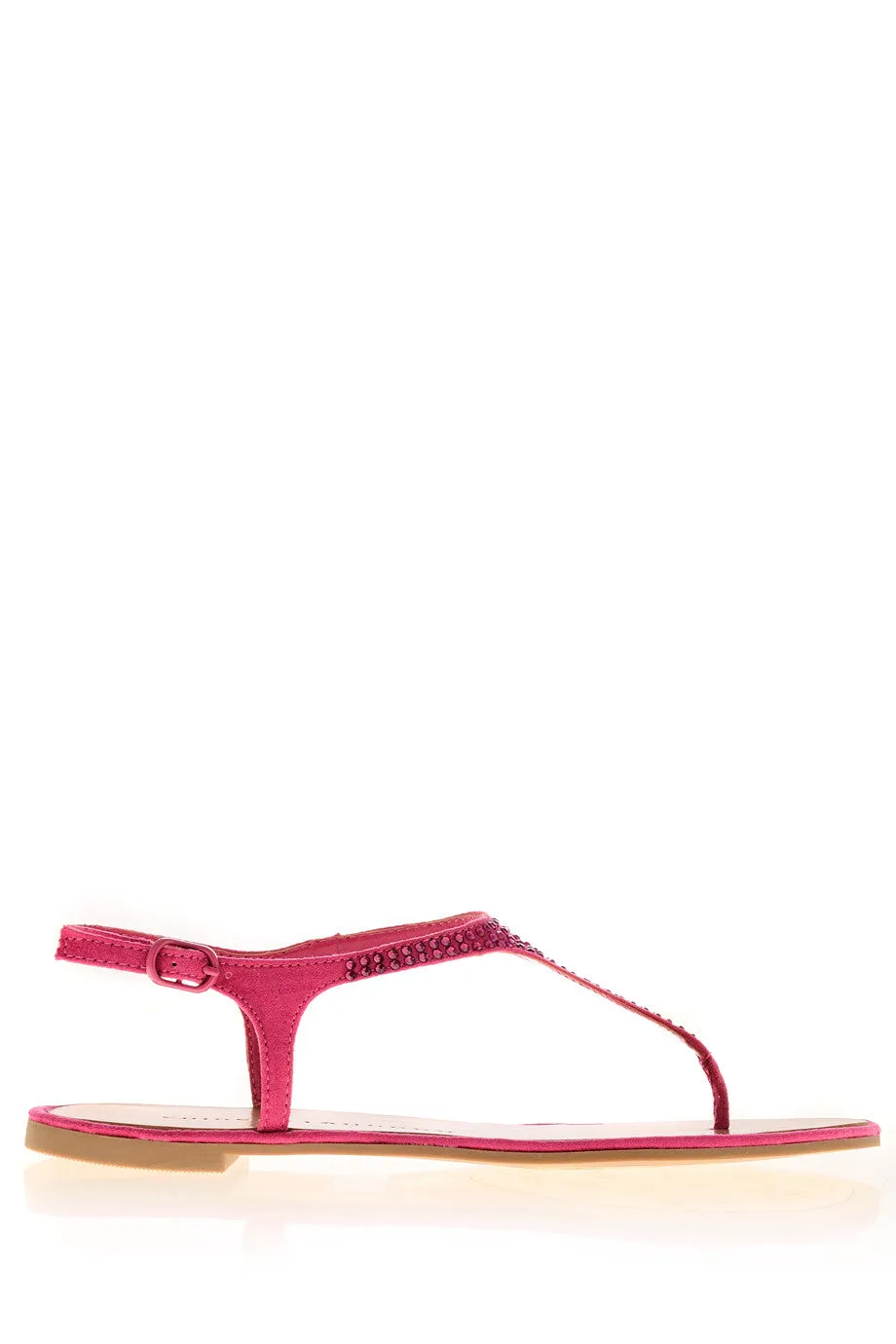 CHINESE LAUNDRY GAME SHOW Fuchsia Crystal T-bar Sandals