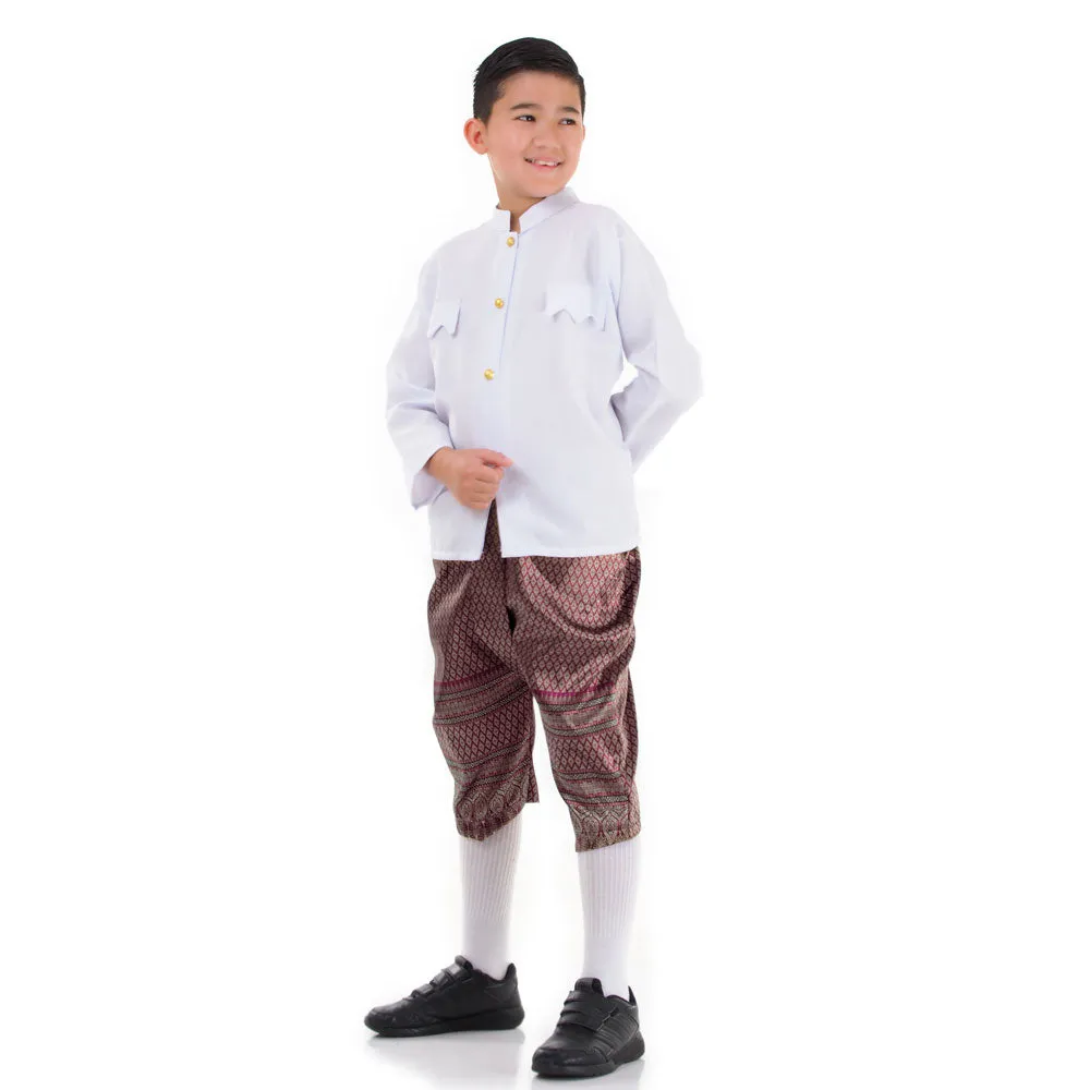 Classic Traditional Thai Boys Costume Outfit