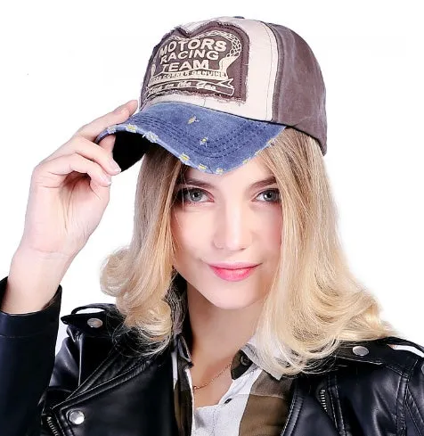 Cotton Multicolor  Baseball Cap for Men & Women