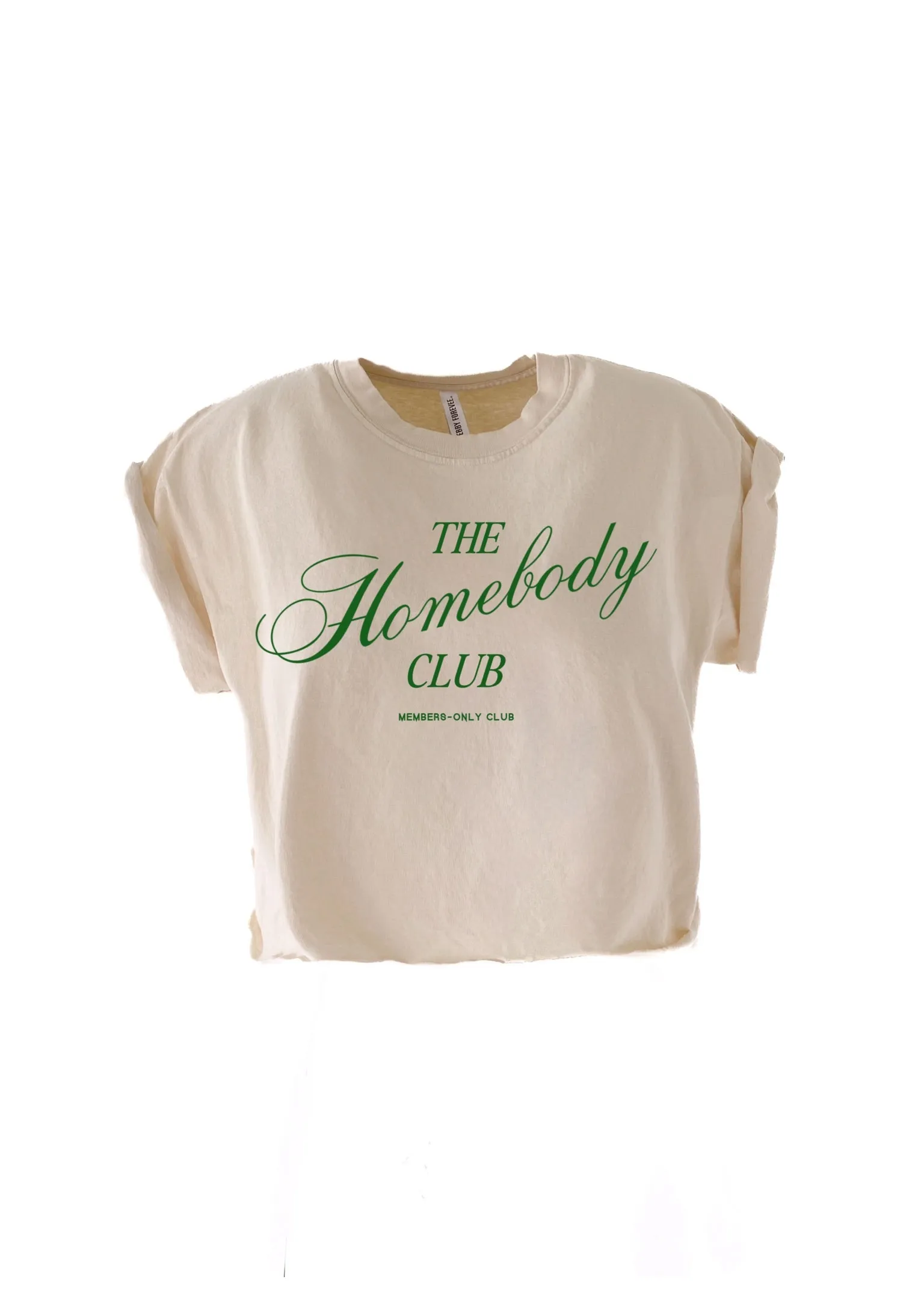 CROPPED HOMEBODY CLUB GRAPHIC TEE