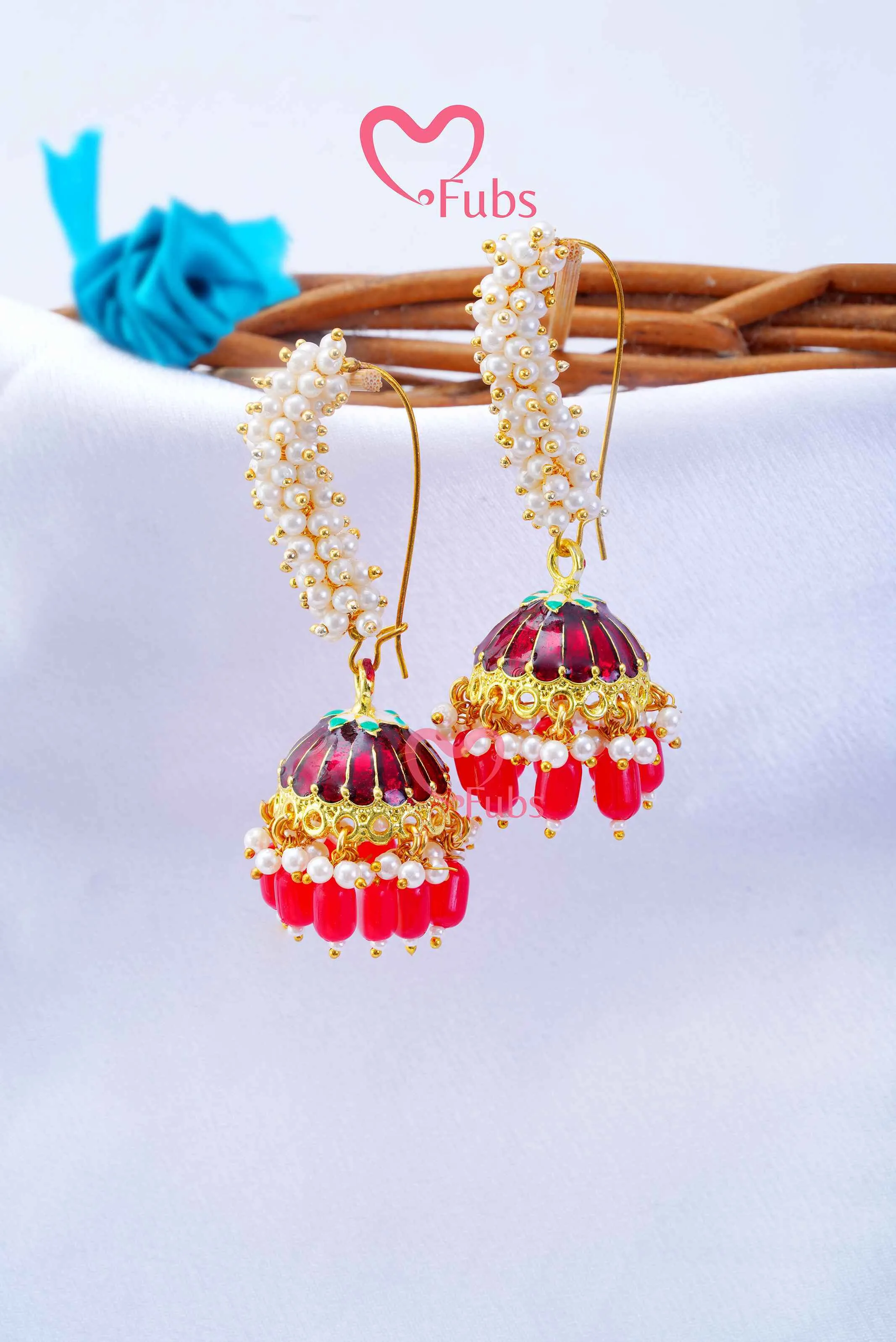 Cultural Beauty Nath Charm Earring