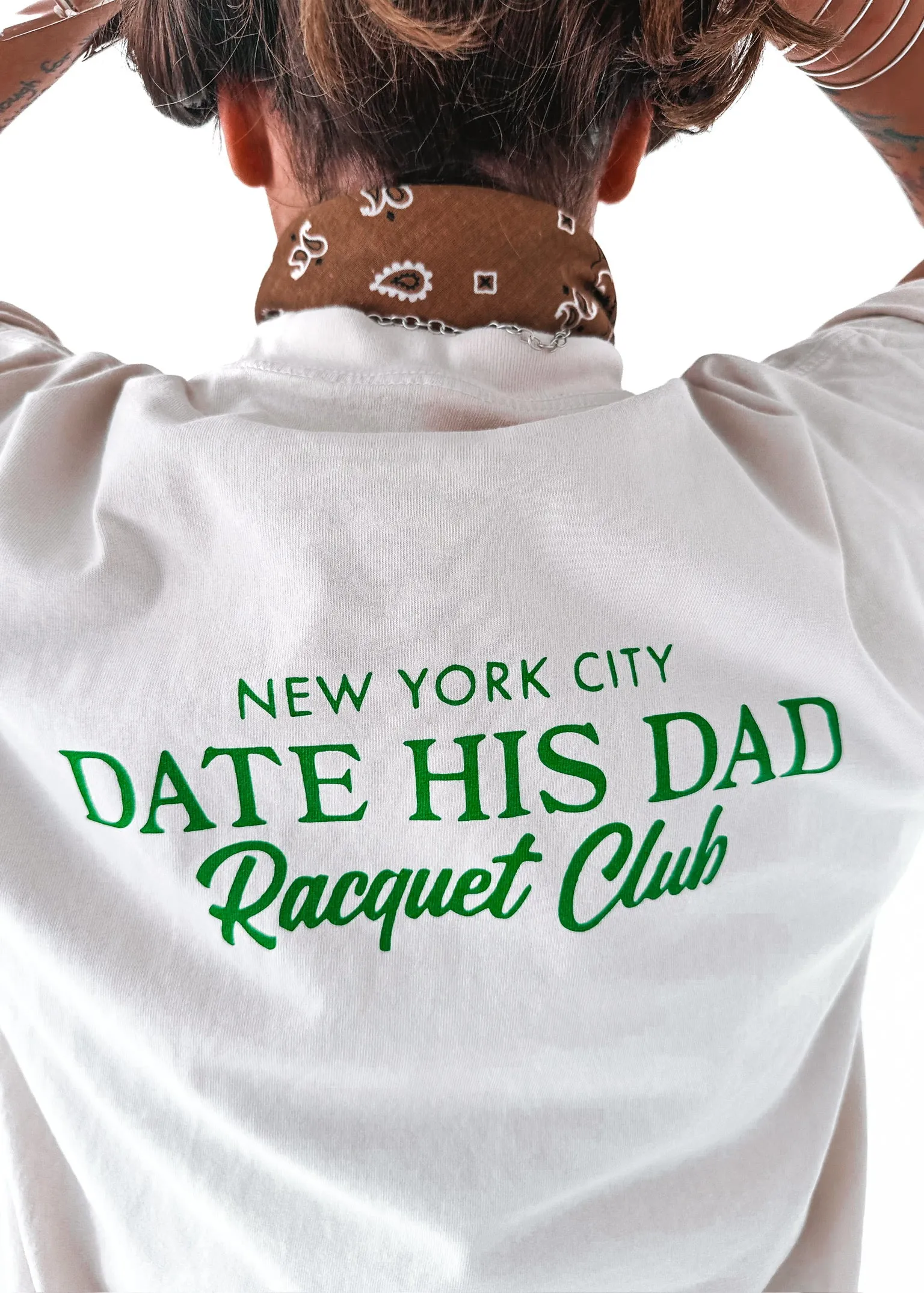 DATE HIS DAD SIDE SLIT TEE