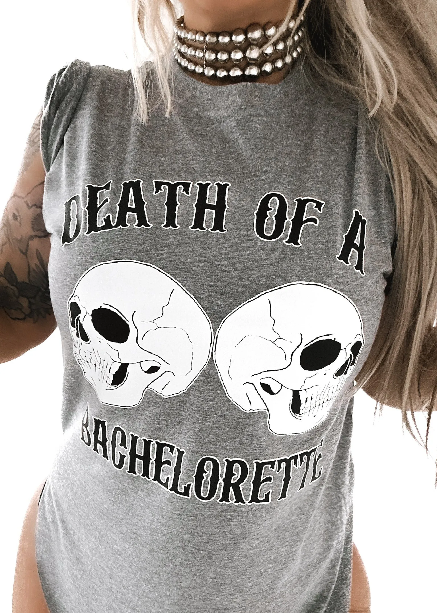 DEATH OF A BACHELORETTE SIDE SLIT TEE