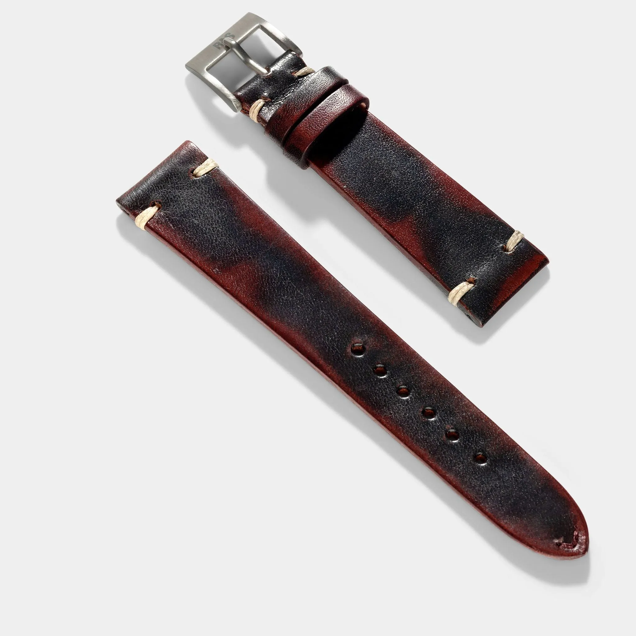 Diablo Black Leather Watch Strap