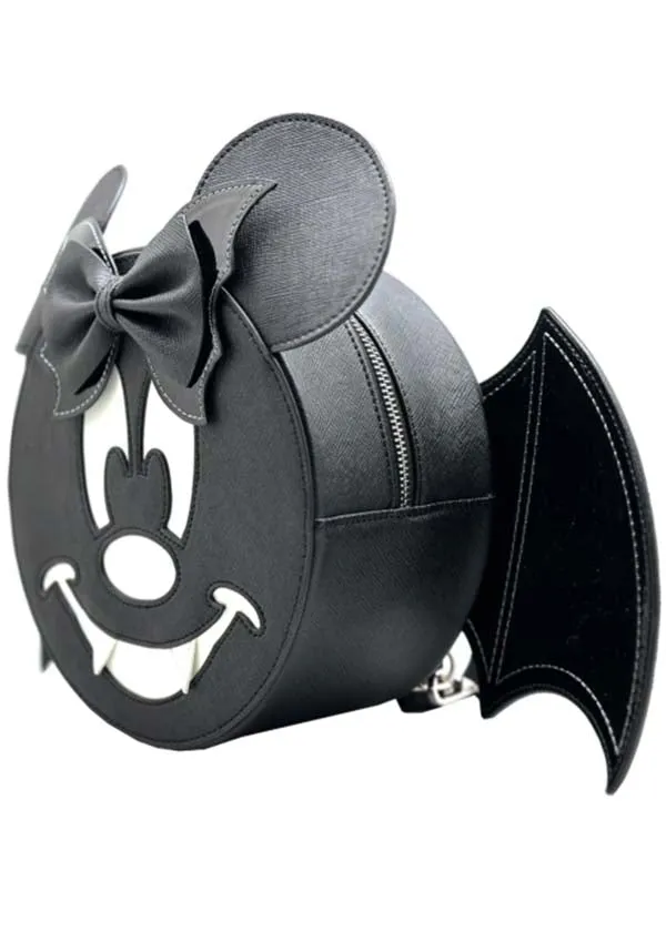 Disney: Minnie Bat Convertible | MINI BACKPACK [RS]**