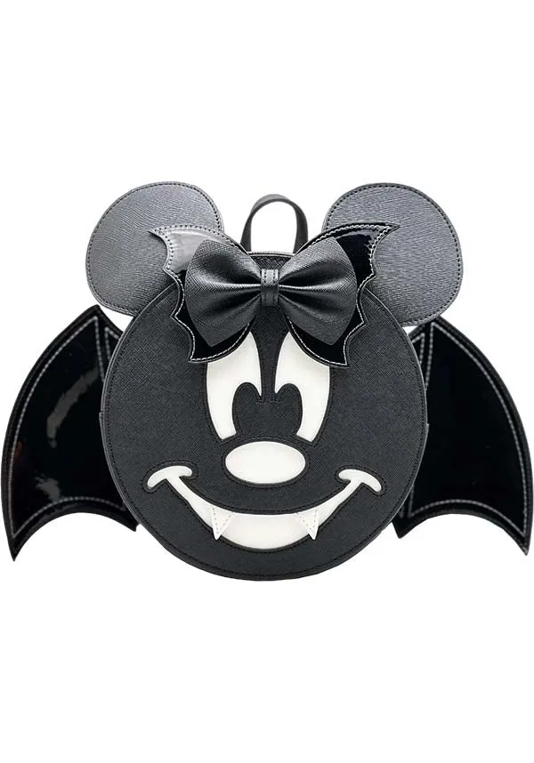 Disney: Minnie Bat Convertible | MINI BACKPACK [RS]**