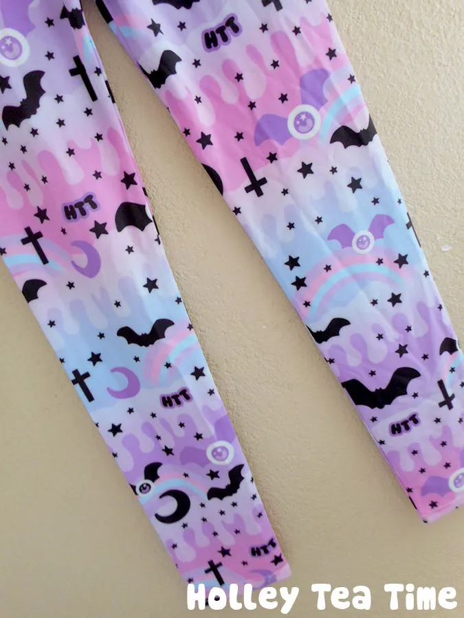 Dripping Sky leggings [made to order]