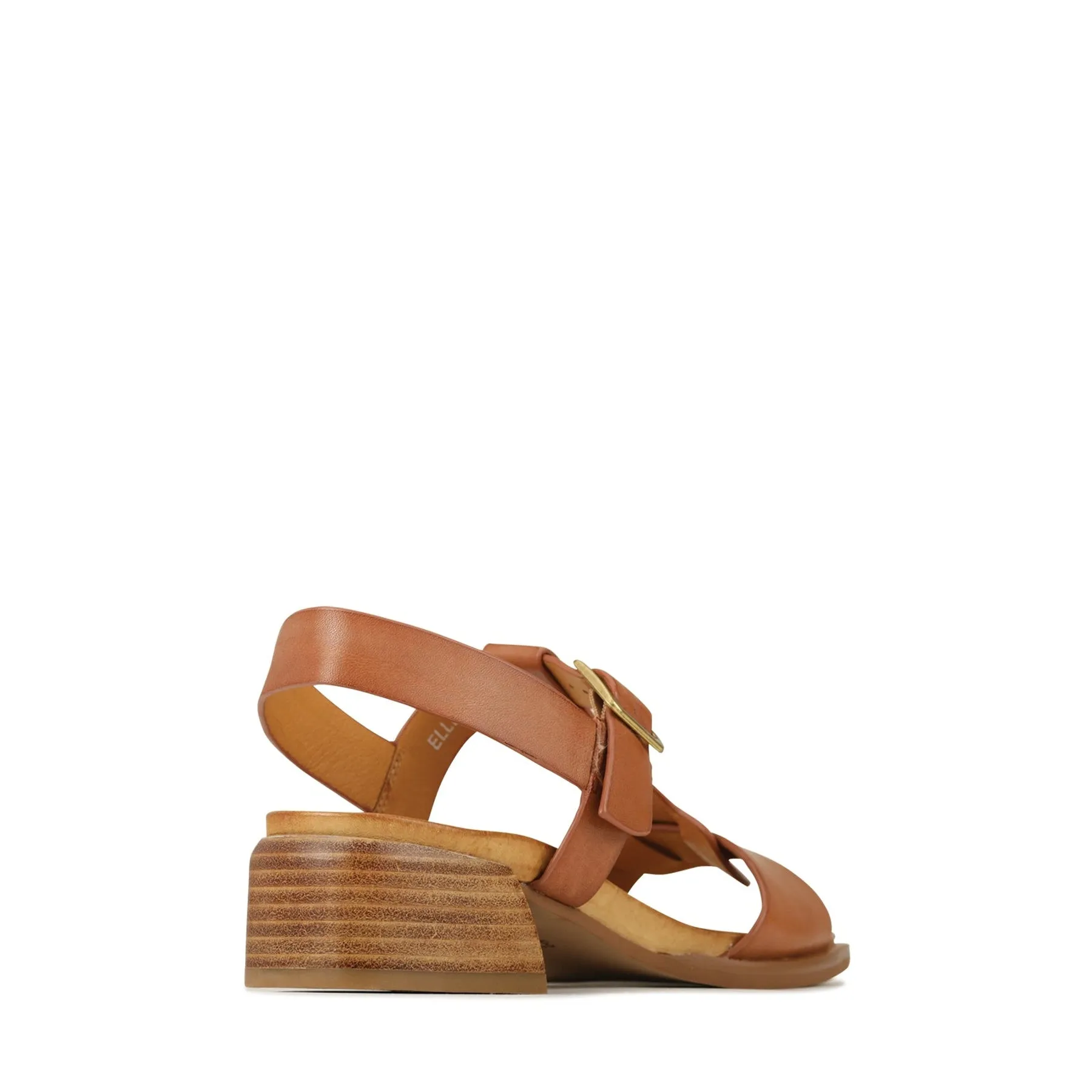 ELLIA SLING-BACK HEEL SANDALS LEATHER