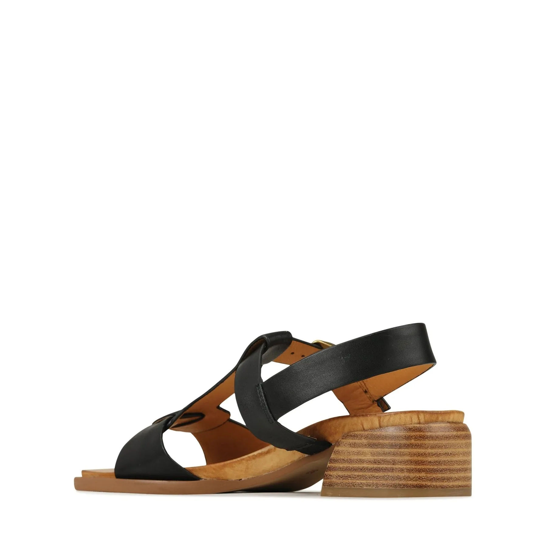 ELLIA SLING-BACK HEEL SANDALS LEATHER