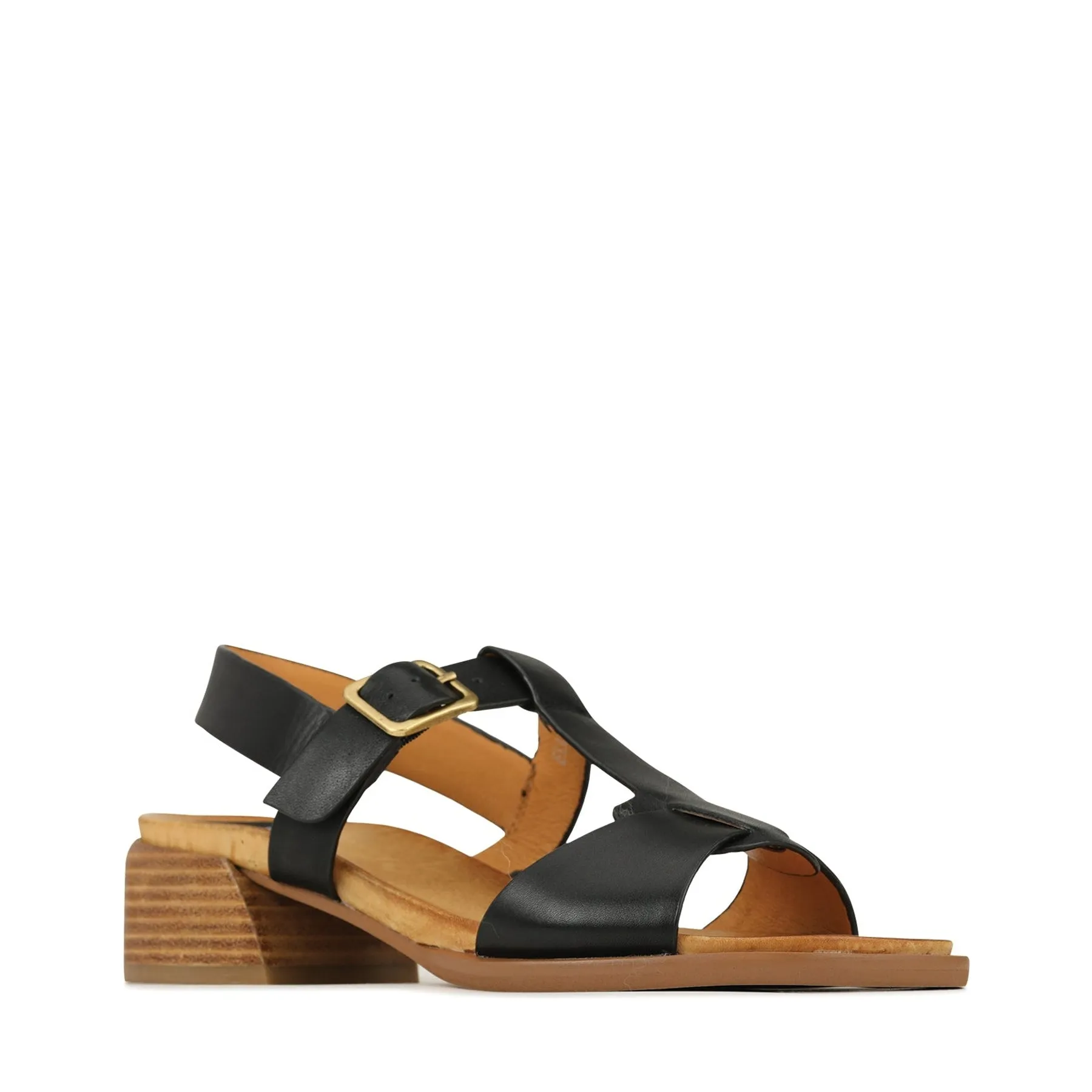 ELLIA SLING-BACK HEEL SANDALS LEATHER