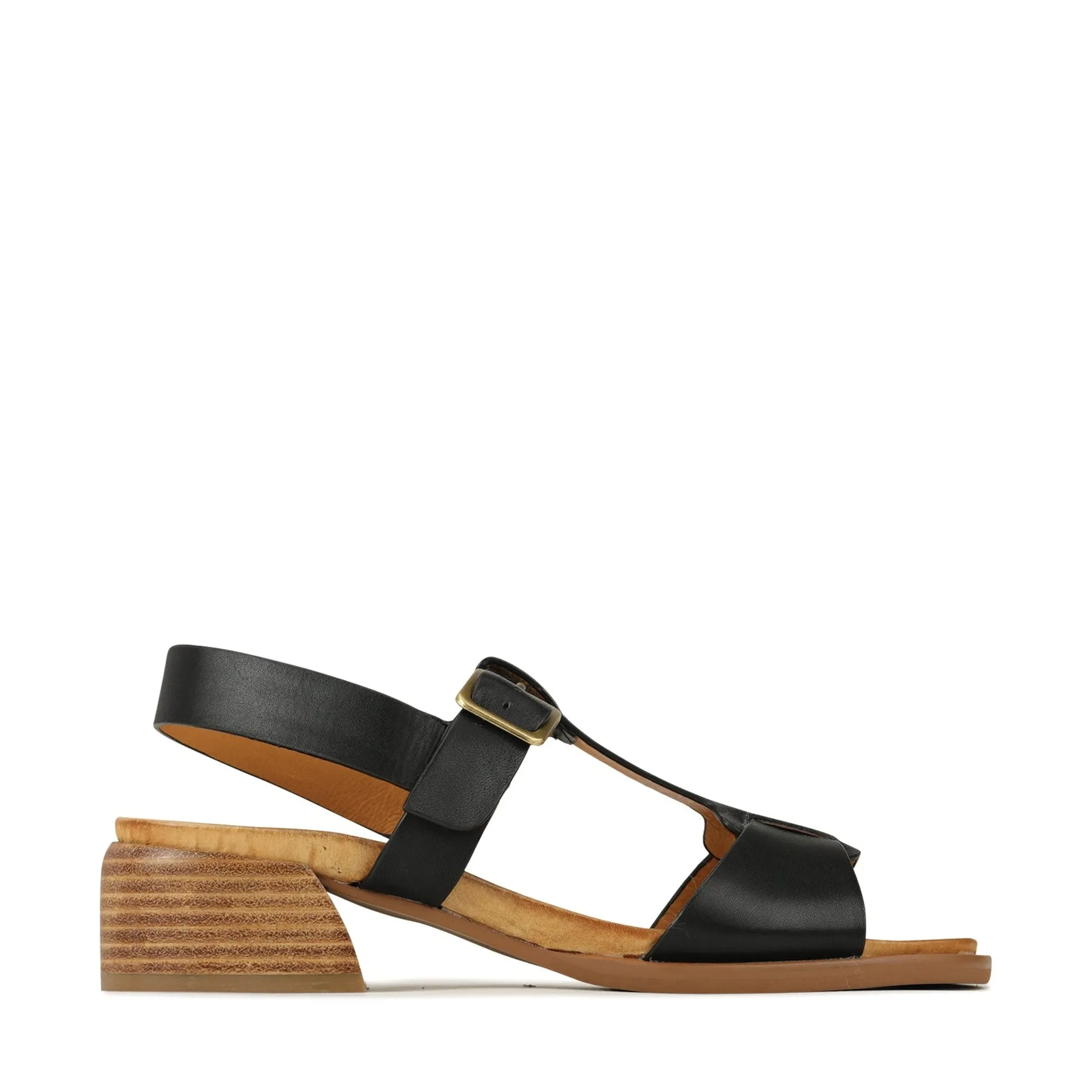 ELLIA SLING-BACK HEEL SANDALS LEATHER