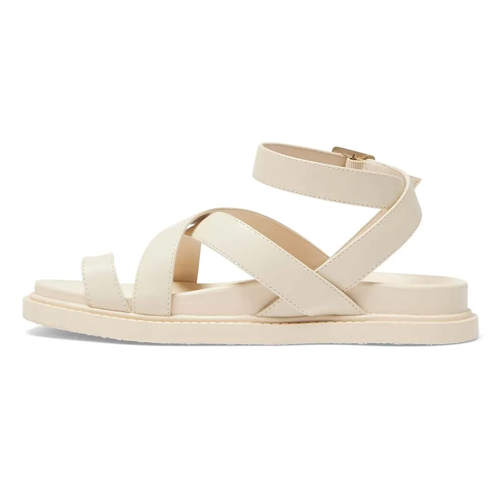 Faith Sandal in Nude Smooth