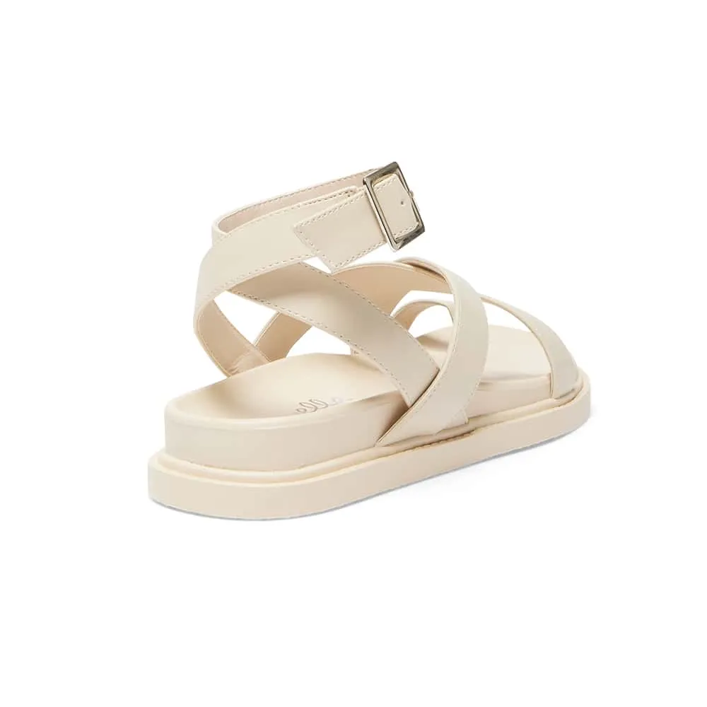 Faith Sandal in Nude Smooth