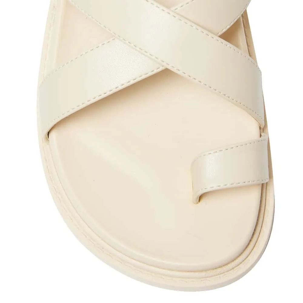 Faith Sandal in Nude Smooth