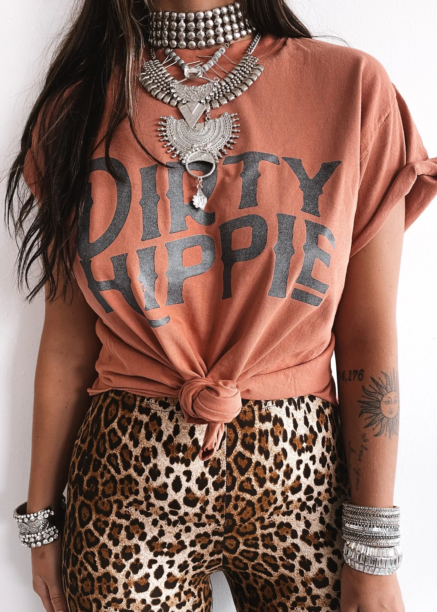 FINAL SALE: DIRTY HIPPIE SIDE SLIT TEE