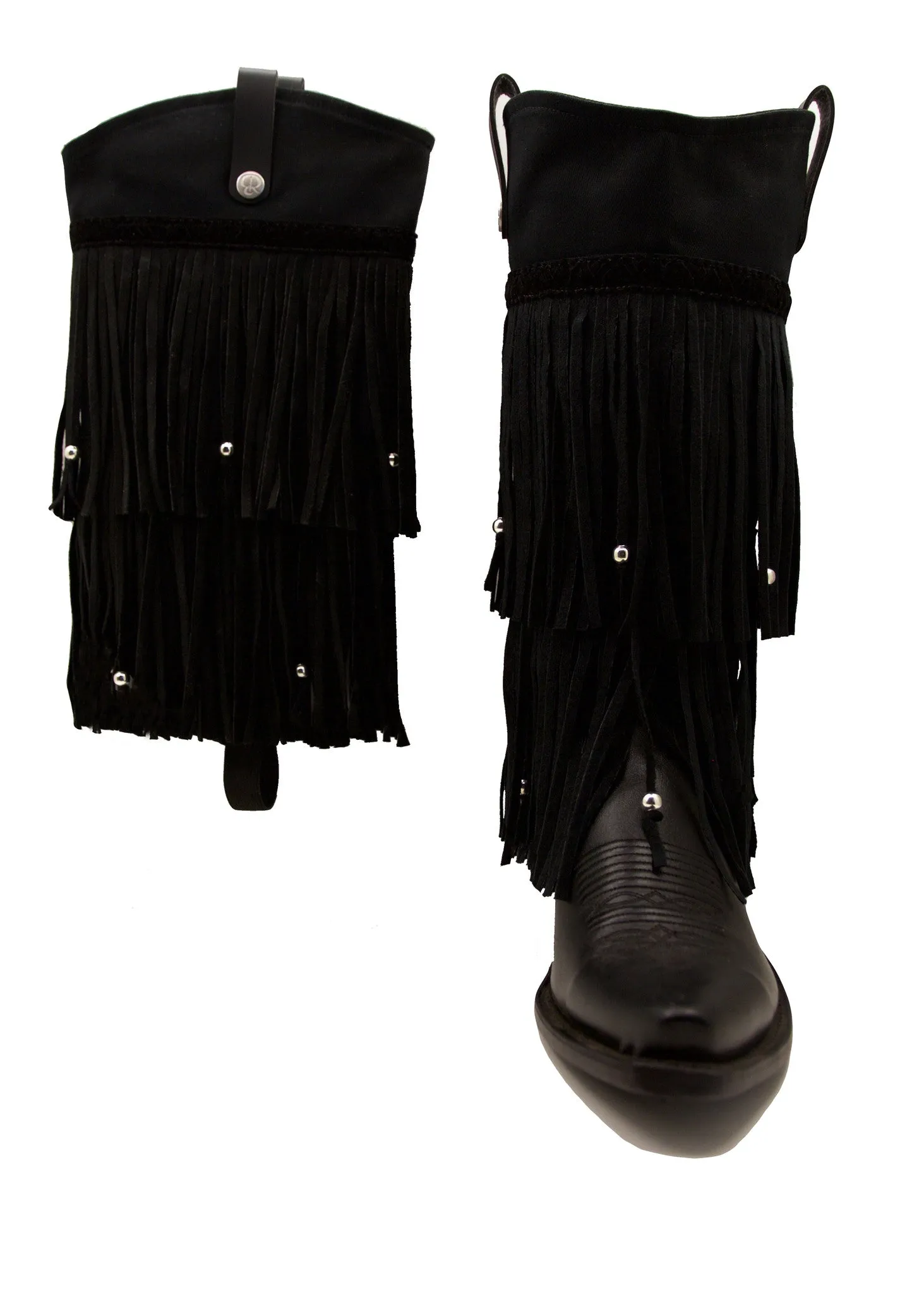 Fringe Silver - Black